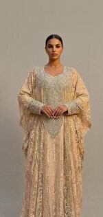 Luxury Beige Lace Mukhawar - Image 2