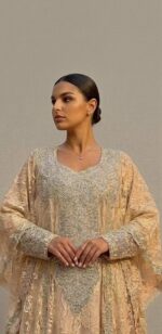 Luxury Beige Lace Mukhawar - Image 3